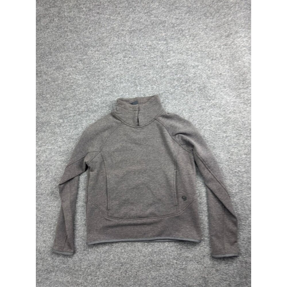 Mountain Hardwear Ordessa 1/4-Zip Sweater Women's XS Fleece Gray Pullover Pocket
